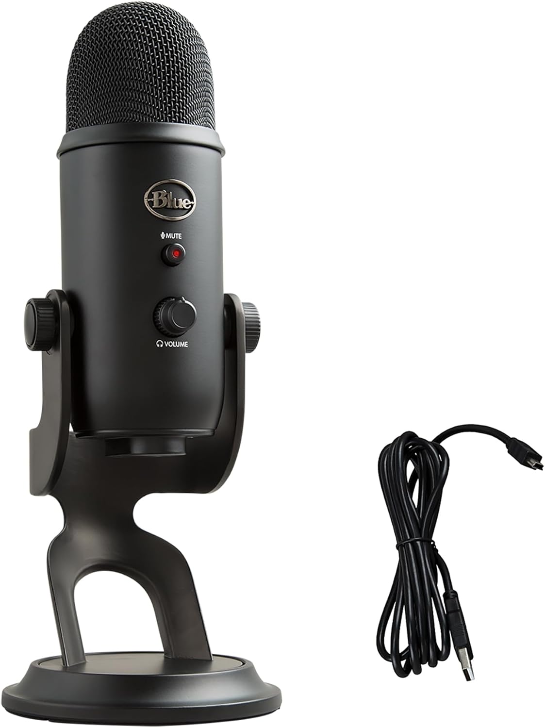 Blue Yeti USB Microphone in Blackout color