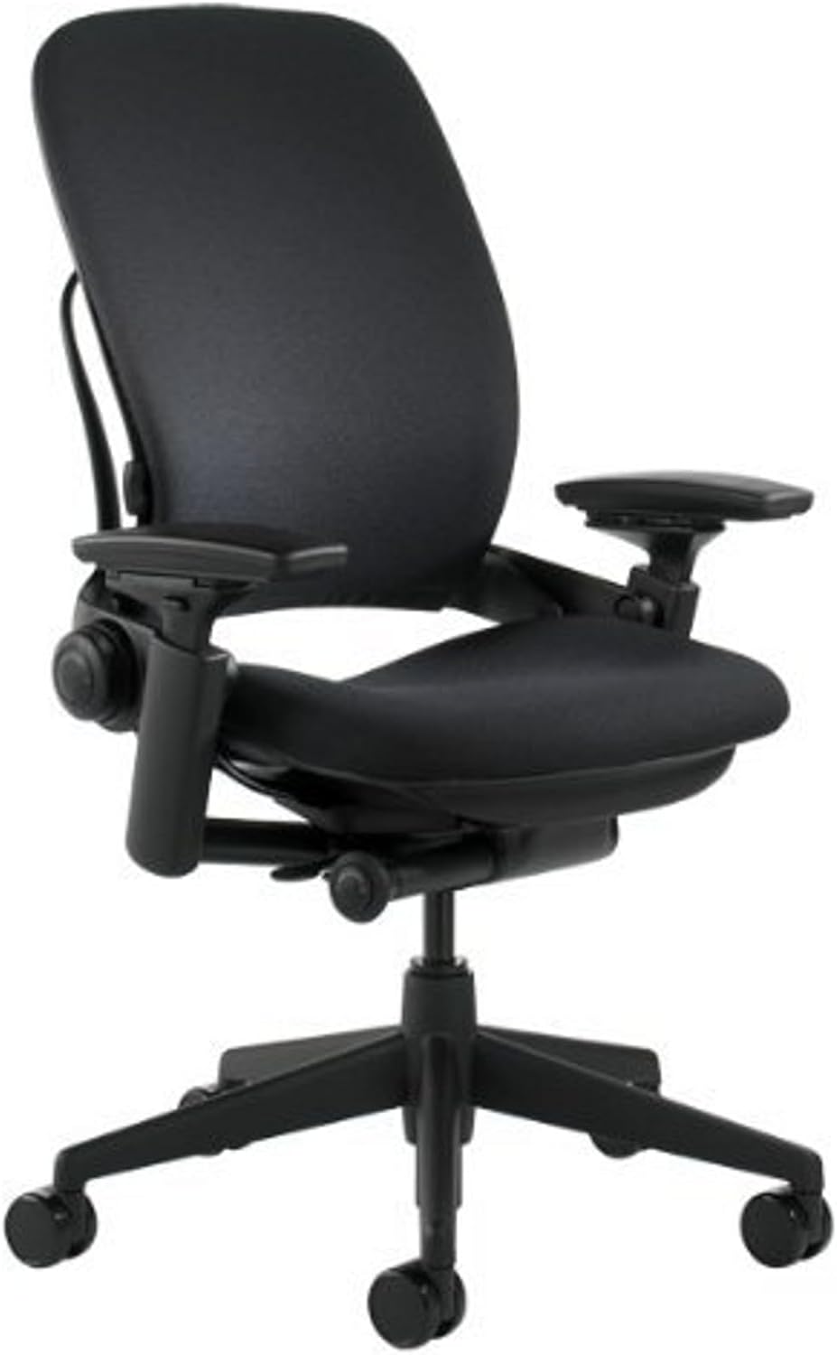 Steelcase Leap V2 fully adjustable ergonomic office chair in black